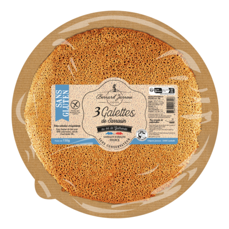 3 galettes sans gluten