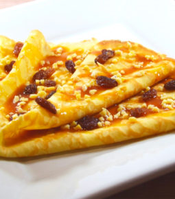 Crêpes raisins secs