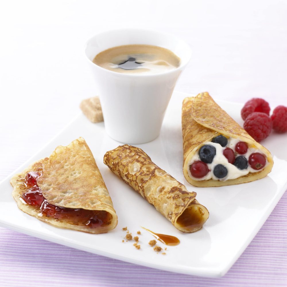 Café gourmand de crêpes