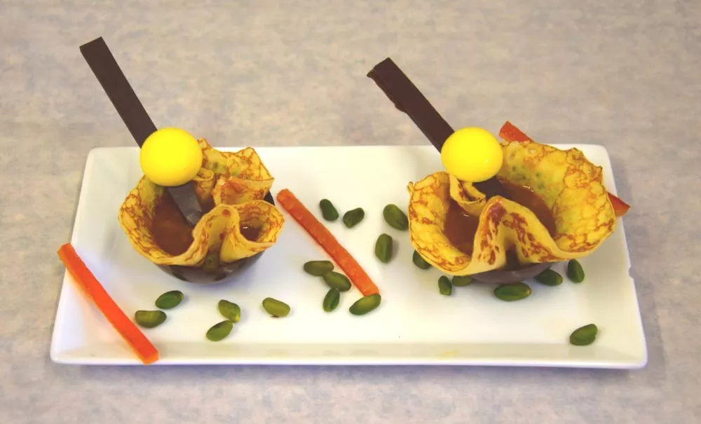 Moelleuses coupelles caramel