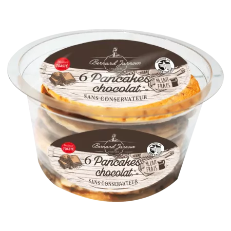 6 pancakes aux pépites de chocolat