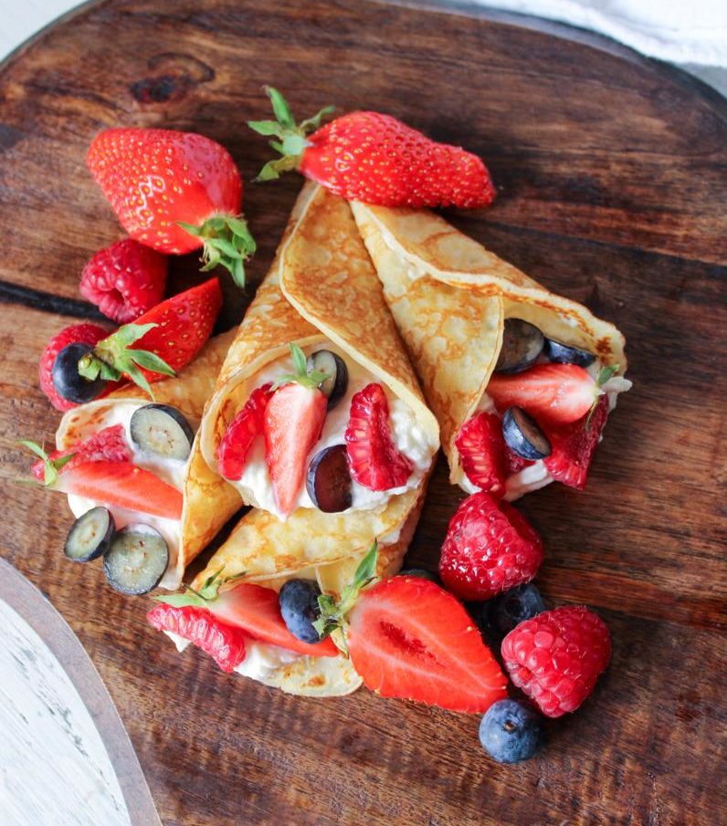 Crepe Chantilly Fruits Rouges Crêpes façon trianon – Bernard Jarnoux Crêpier