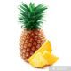 Ananas sur fond blanc