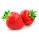 Fraises sur fond blanc