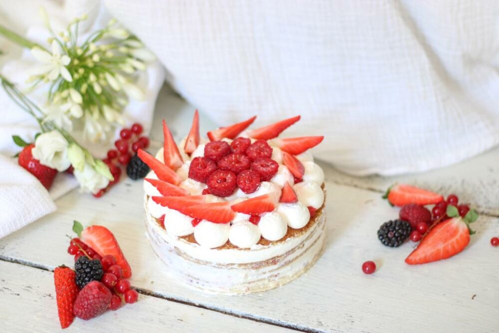 Mille-Crêpe Tiramisu aux fruits rouges